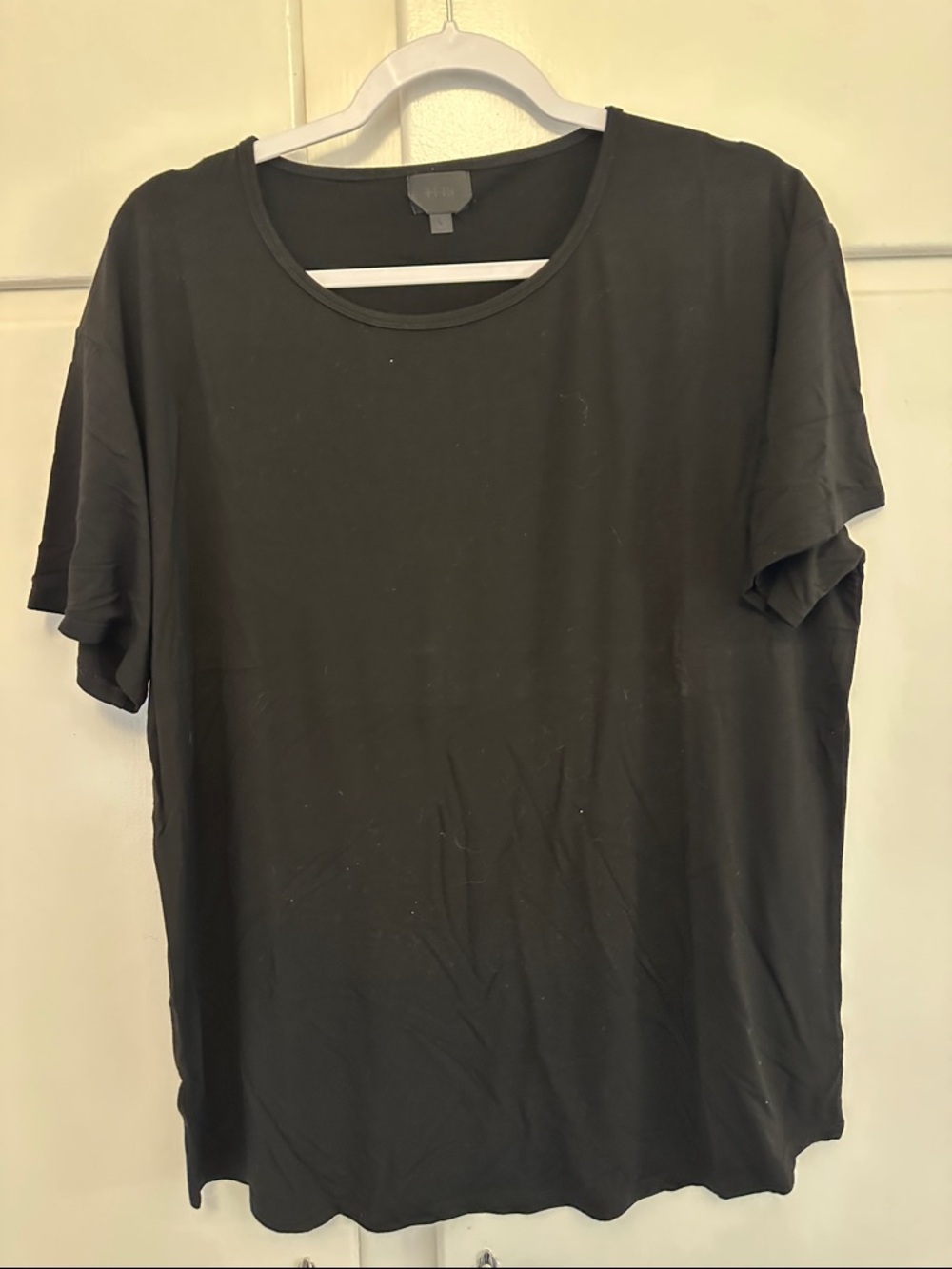 LIKE NEW BLNK LEBL Lux Short Sleeve Black Tshirt Top